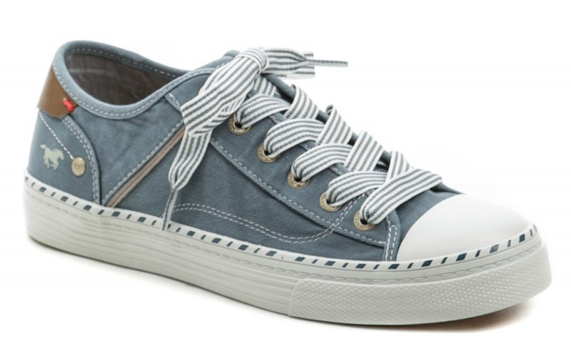 Mustang 1376-303-807 Denim Damen Turnschuhe in Übergröße | ARNO-schuhe.de – Schuhe mit Tradition