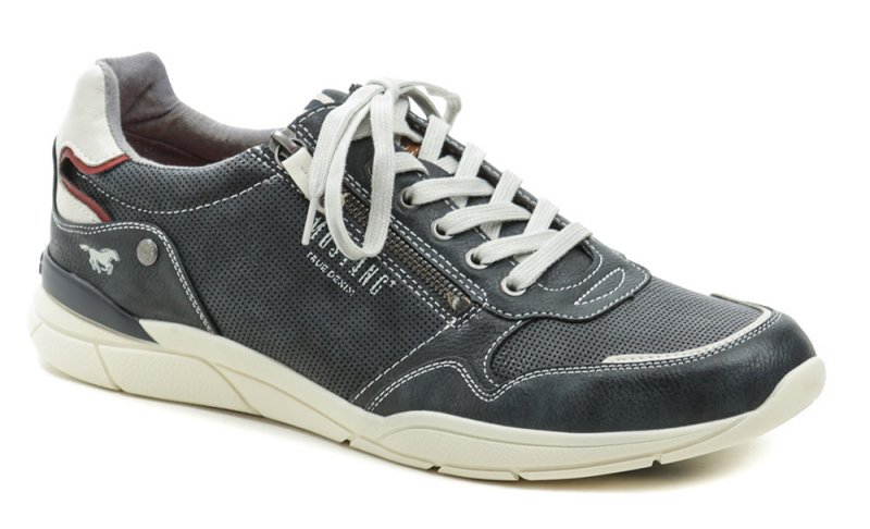 Mustang 4138-309-820 marineblaue Herren-Loafer in Übergröße | ARNO-schuhe.de – Schuhe mit Tradition