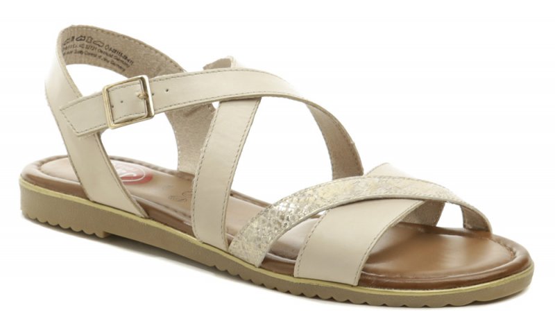 Jana 8-28115-28 beige übergroße Damen Sandalen | ARNO-schuhe.de – Schuhe mit Tradition