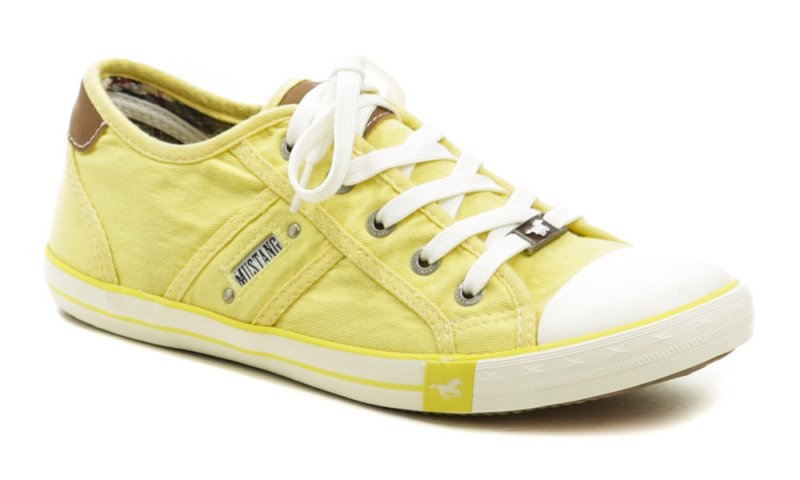 Mustang 1099-310-610 gelbe Damen Turnschuhe in Übergröße | ARNO-schuhe.de – Schuhe mit Tradition