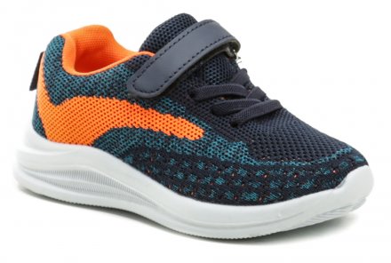 Ganzjahres-Wanderschuhe für Kinder mit Klettverschluss, aus einer Kombination von Textil und Synthetikmaterial.