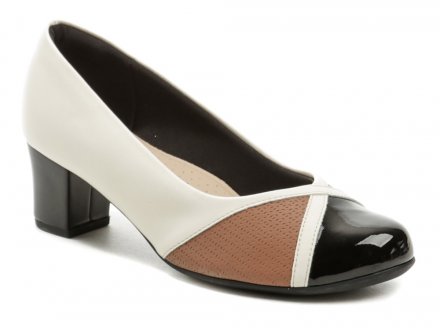 Ganzjährige Damen-Wanderschuhe mit stabilem Absatz, aus hochwertigem Synthetikmaterial mit bequemer Innensohle. Spezielle BUNION-Behandlung - weiches Material im Zehenbereich.