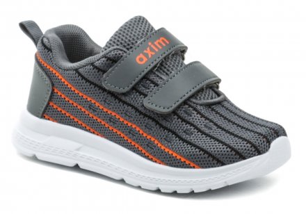 Ganzjahres-Wander- und Sportschuhe mit Klettverschluss, aus Textilmaterial mit Innensohle aus Naturleder und Fußgewölbestütze.