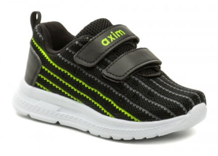 Ganzjahres-Wander- und Sportschuhe mit Klettverschluss, aus Textilmaterial mit Innensohle aus Naturleder und Fußgewölbestütze.