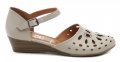 Wild 03479D hellgraue Damen-Keilsandalen | ARNO-schuhe.de – Schuhe mit Tradition