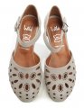 Wild 03479D hellgraue Damen-Keilsandalen | ARNO-schuhe.de – Schuhe mit Tradition