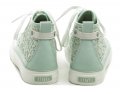 Mustang 1272-502-706 grün mint Frauen übergroße halbe Stiefel | ARNO-schuhe.de – Schuhe mit Tradition