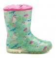 Wojtylko 2G4121K türkisfarbene Kinder-Gummistiefel | ARNO-schuhe.de – Schuhe mit Tradition