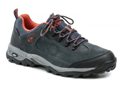 Ganzjahres-Wander- und Trekkingschuhe für Herren von Lico mit Schnürsenkeln. Die Schuhe sind aus einer Kombination aus echtem Leder und Textilmaterial mit Comfortex®-Membran gefertigt.