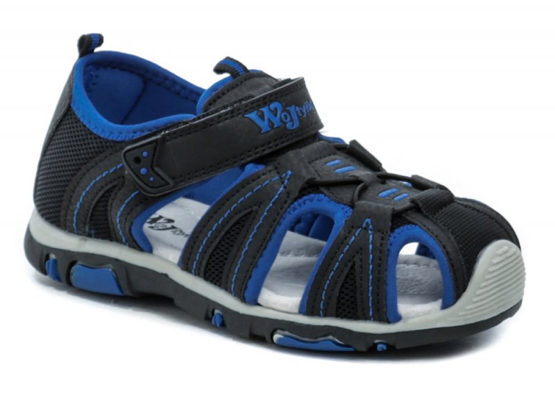 Wojtylko 5S22313 blaue und schwarze Kindersandalen | ARNO-schuhe.de – Schuhe mit Tradition