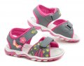 Wojtylko 1S23727F grau und rosa Kindersandalen | ARNO-schuhe.de – Schuhe mit Tradition