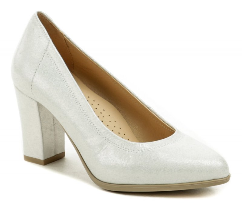Pulso AF-803V silberne Damen Pumps in Übergröße | ARNO-schuhe.de – Schuhe mit Tradition
