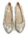 Pulso AF-713V beige marmorierte Damen Pumps in Untergröße | ARNO-schuhe.de – Schuhe mit Tradition