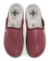 Medi Line 414 burgundy dot Damen Gesundheit Hausschuhe | ARNO-schuhe.de – Schuhe mit Tradition