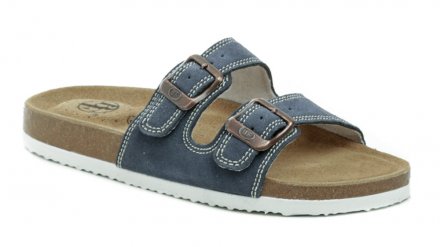 Damen-Hausschuhe und Slipper aus echtem Naturleder.