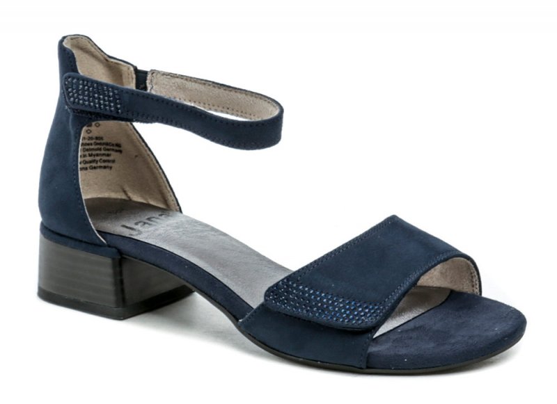 Jana 8-28261-20 blaue Absatzsandalen für Damen Weite H | ARNO-schuhe.de – Schuhe mit Tradition