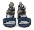 Jana 8-28261-20 blaue Absatzsandalen für Damen Weite H | ARNO-schuhe.de – Schuhe mit Tradition