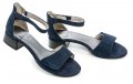 Jana 8-28261-20 blaue Absatzsandalen für Damen Weite H | ARNO-schuhe.de – Schuhe mit Tradition