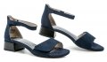 Jana 8-28261-20 blaue Absatzsandalen für Damen Weite H | ARNO-schuhe.de – Schuhe mit Tradition