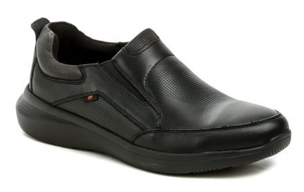 Ganzjährig tragbare Herrenschuhe aus echtem Naturleder.