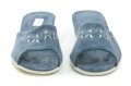 Pegres 1030 blaue Damenhausschuhe | ARNO-schuhe.de – Schuhe mit Tradition