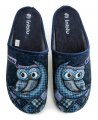 Inblu GF000018 blaue Eule Hausschuhe | ARNO-schuhe.de – Schuhe mit Tradition