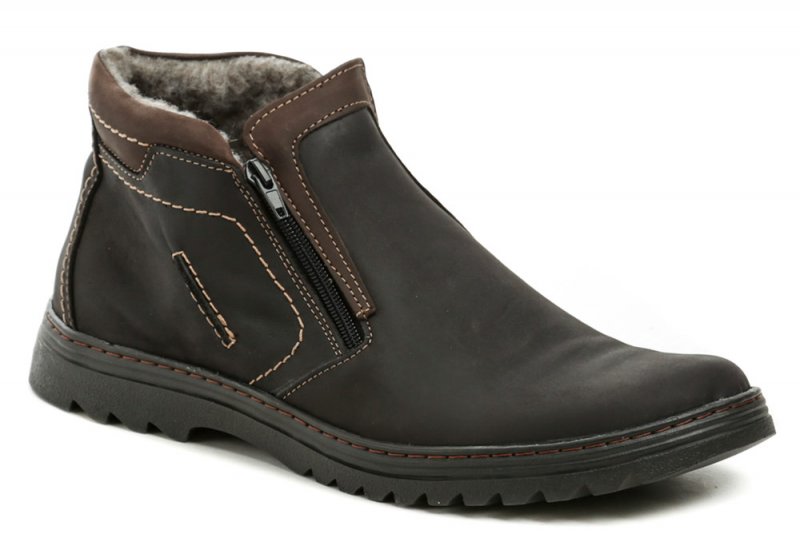 Wawel PA360 schwarz braun Herren Winterstiefel in Übergröße | ARNO-schuhe.de – Schuhe mit Tradition