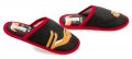 Axim 4P24076 schwarz-rote Kinderpantoffeln | ARNO-schuhe.de – Schuhe mit Tradition