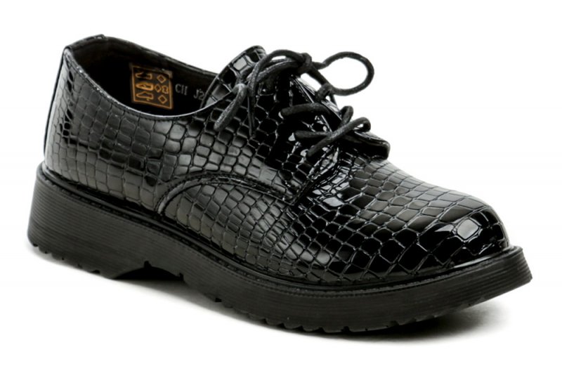 T.Sokolski CHJ23-324 schwarzer Kroko-Lack Damenschuhe | ARNO-schuhe.de – Schuhe mit Tradition