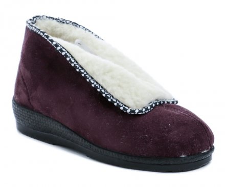 Damen Winter Hausschuhe Gesundheitsschuhe, aus textilem Material.