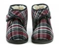 Rogallo 4372-015 karierte Damen-Winter-Hausschuhe | ARNO-schuhe.de – Schuhe mit Tradition