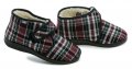 Rogallo 4372-015 karierte Damen-Winter-Hausschuhe | ARNO-schuhe.de – Schuhe mit Tradition