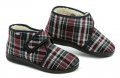 Rogallo 4372-015 karierte Damen-Winter-Hausschuhe | ARNO-schuhe.de – Schuhe mit Tradition