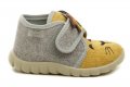 Befado 465P109 LEV graue und gelbe Kinderpantoffeln | ARNO-schuhe.de – Schuhe mit Tradition