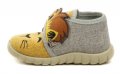 Befado 465P109 LEV graue und gelbe Kinderpantoffeln | ARNO-schuhe.de – Schuhe mit Tradition
