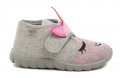 Befado 465P110 Einzelne graue und rosa Kinderpantoffeln | ARNO-schuhe.de – Schuhe mit Tradition