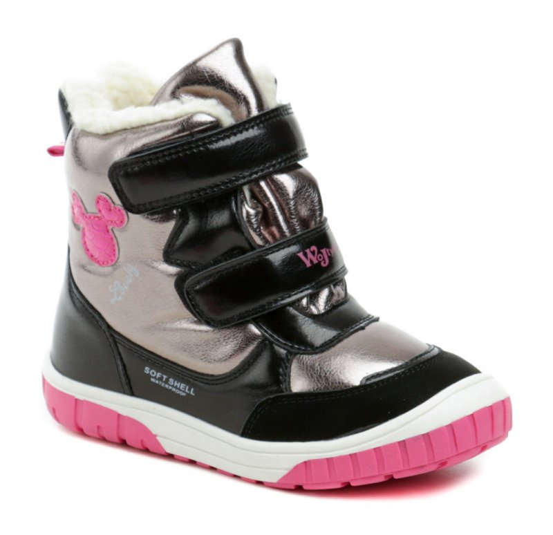 Wojtylko 1Z24099 graue und schwarze Kinder-Winterstiefel | ARNO-schuhe.de – Schuhe mit Tradition