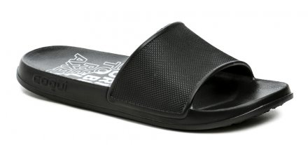 Sommerliche Freizeitschuhe zum Hineinschlüpfen in den Strand, aus synthetischem Material.