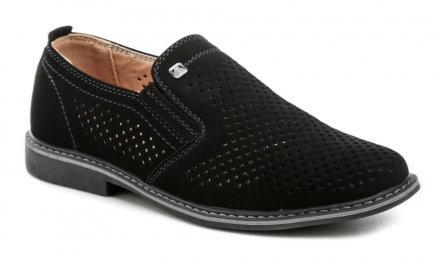 Kinder-Sommer-Wanderschuhe aus einer Kombination von Synthetik und echtem Leder.