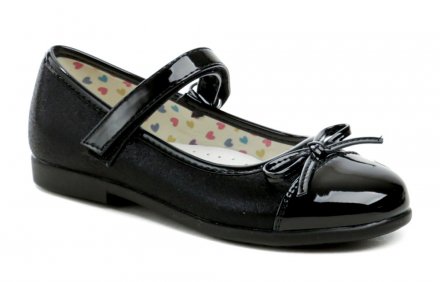 Mädchen-Sommer-Freizeitschuhe mit Gürtelverschluss mit Schnalle. Die Schuhe sind aus Kunstleder kombiniert mit Naturleder auf der Innensohle.