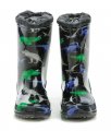 Wojtylko 2G5057C schwarz Kinder Gummistiefel Dinosaurier | ARNO-schuhe.de – Schuhe mit Tradition
