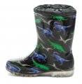 Wojtylko 3G5057C schwarz Kinder Gummistiefel Dinosaurier | ARNO-schuhe.de – Schuhe mit Tradition