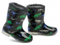 Wojtylko 5G5057C schwarz Kinder Gummistiefel Dinosaurier | ARNO-schuhe.de – Schuhe mit Tradition