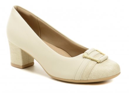 Ganzjährige Damen-Wanderschuhe mit stabilem Absatz, aus hochwertigem Synthetikmaterial mit bequemer Innensohle. Spezielle BUNION-Behandlung - weiches Material im Zehenbereich.