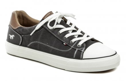 Ganzjahres-Wanderschuhe für Herren mit Schnürsenkeln aus Synthetikmaterial.