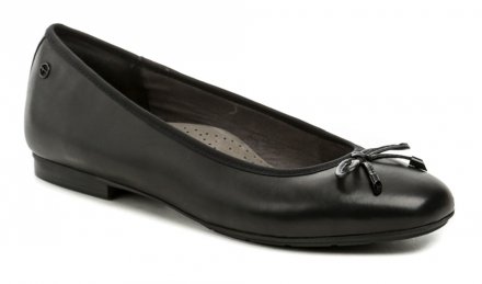 Damen Ganzjahres-Wanderschuhe Typ Ballerinas, aus echtem Naturleder mit herausnehmbarer Innensohle.