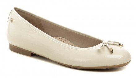 Damen Ganzjahres-Wanderschuhe Typ Ballerinas, aus echtem Naturleder mit herausnehmbarer Innensohle.