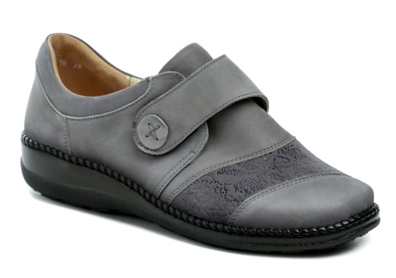 Axel AXCW132 grau Damenstiefel in Übergröße mit H-Weite | ARNO-schuhe.de – Schuhe mit Tradition