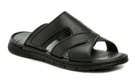 Wild 01675B schwarz Herrensocken Sommerliche Herren-Wanderschuhe mit verstellbarem Knöchelriemen. Die Schuhe sind aus echtem Naturleder gefertigt.