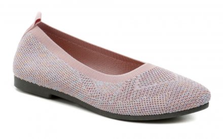 Damen-Sommer-Wanderschuhe Typ Ballerinas, aus Textilmaterial.